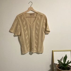 Woolrich hand knit top